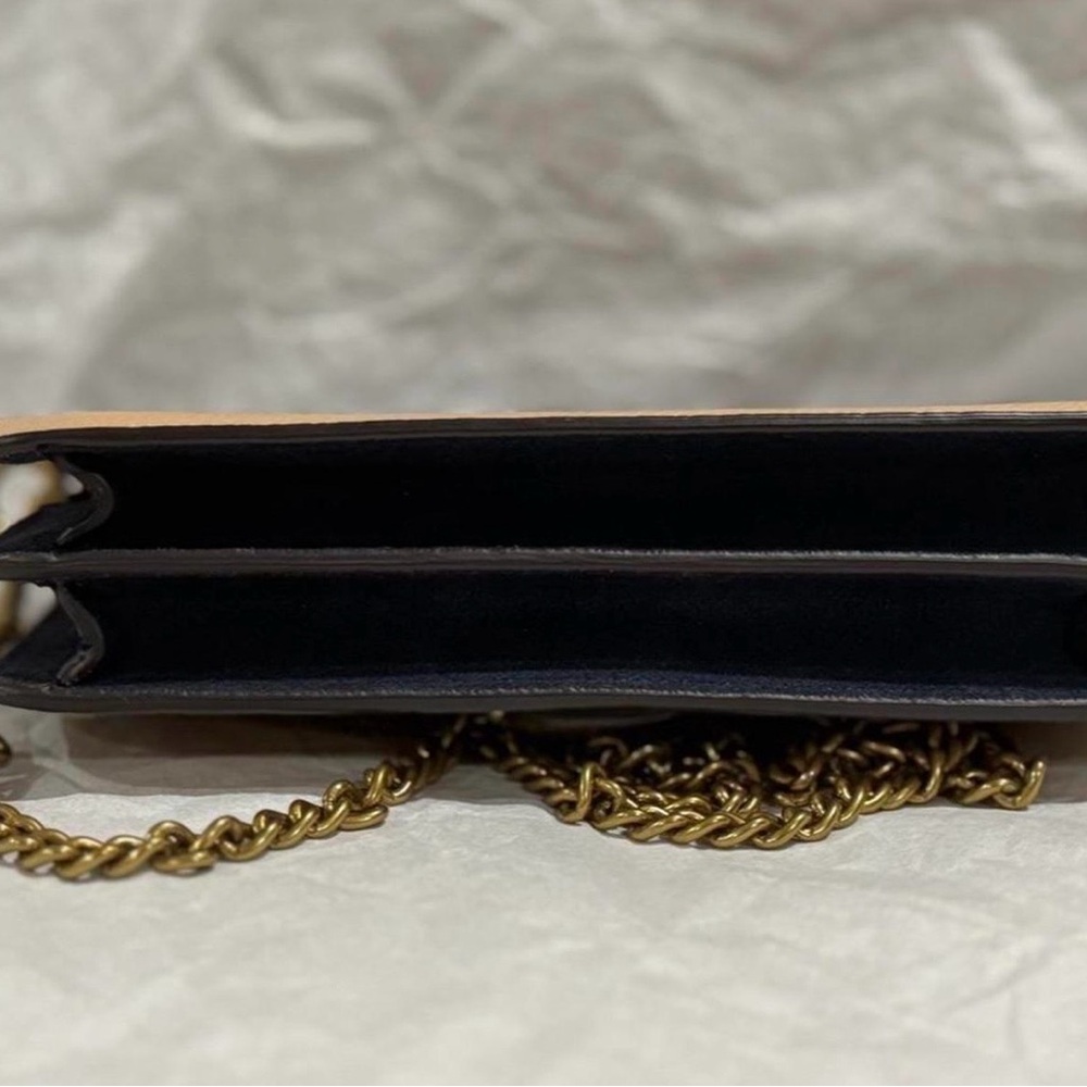 Coach Maroon and Beige Tabby Leather Crossbody Bag - Picture 6 of 8